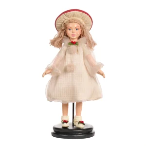 Decorazione Natalizia Bimba Fungo con Base – Goodwill, 44cm