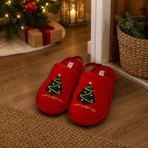 Pantofole Baby Natalizie 1-6 anni HAPPY CHRISTMAS - Preziosa Home